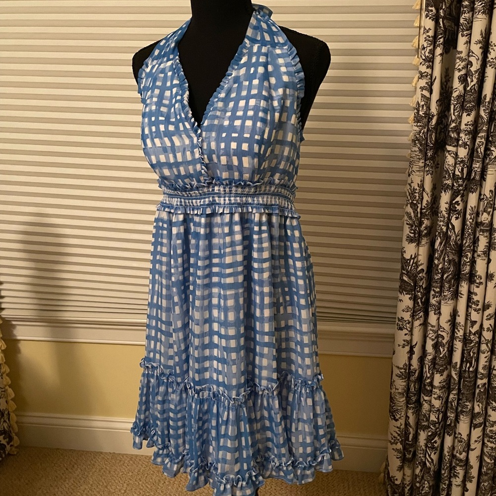 💄 FLASH SALE temp. price ⬇️ Lilly Pulitzer Cailee halter dress, gingham print
